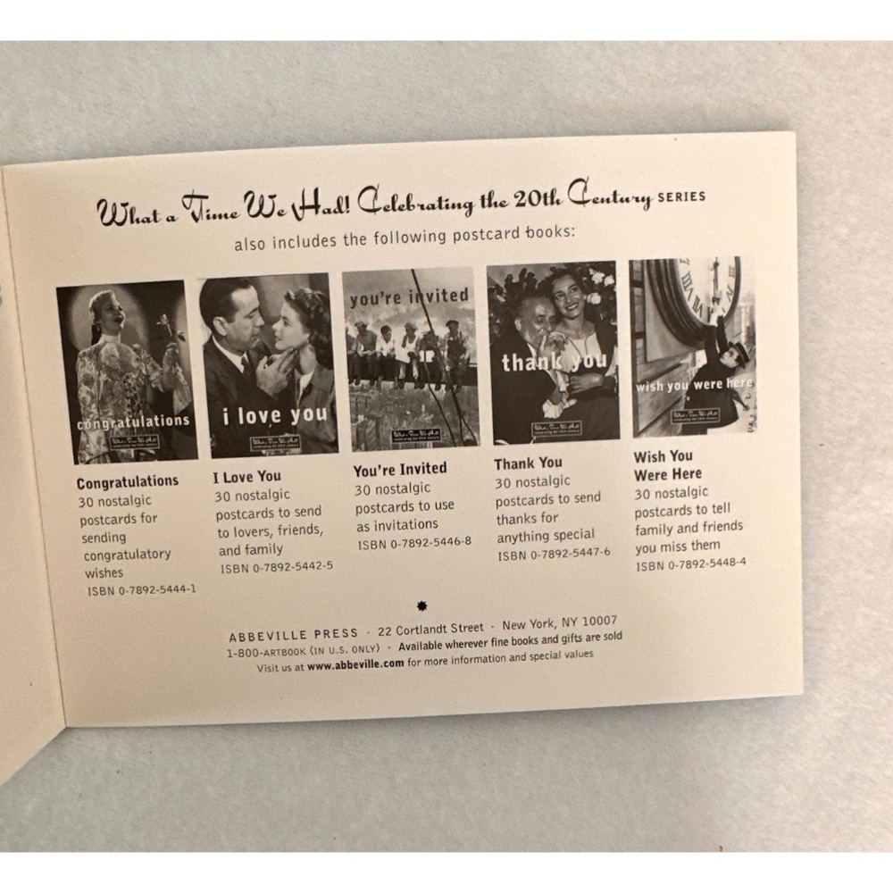 I'm Moving  Vintage Photo Postcard Booklet, Celebrating The 20th Century , - Picture 3 of 6